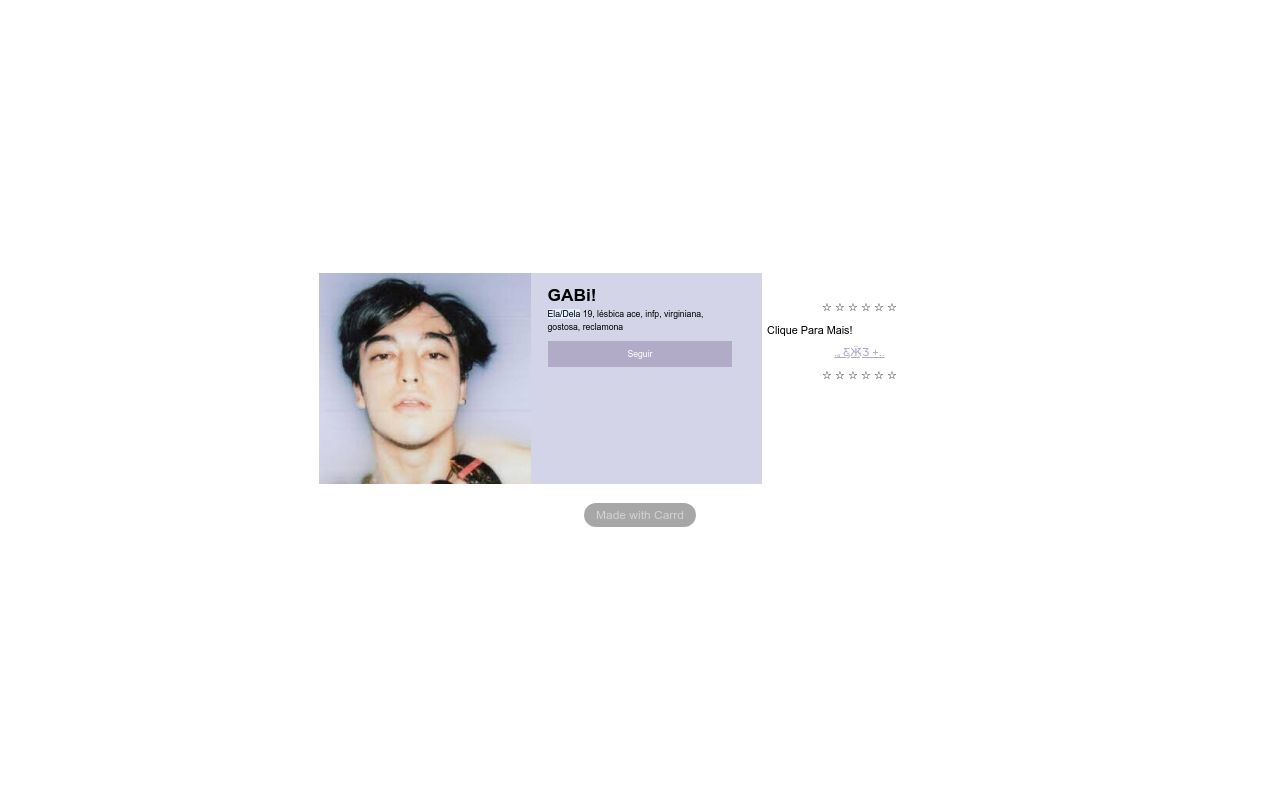 Carrd profile picture for @gaboo